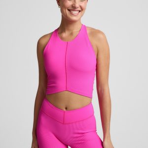 Impulse Ribbed High Neck Tank