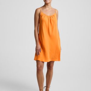 Sunkissed Cupro Mini Dress