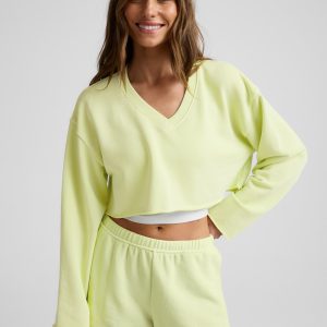 Fade Out Cropped Long Sleeve