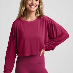 Studio Luxe Cropped Long Sleeve Tee