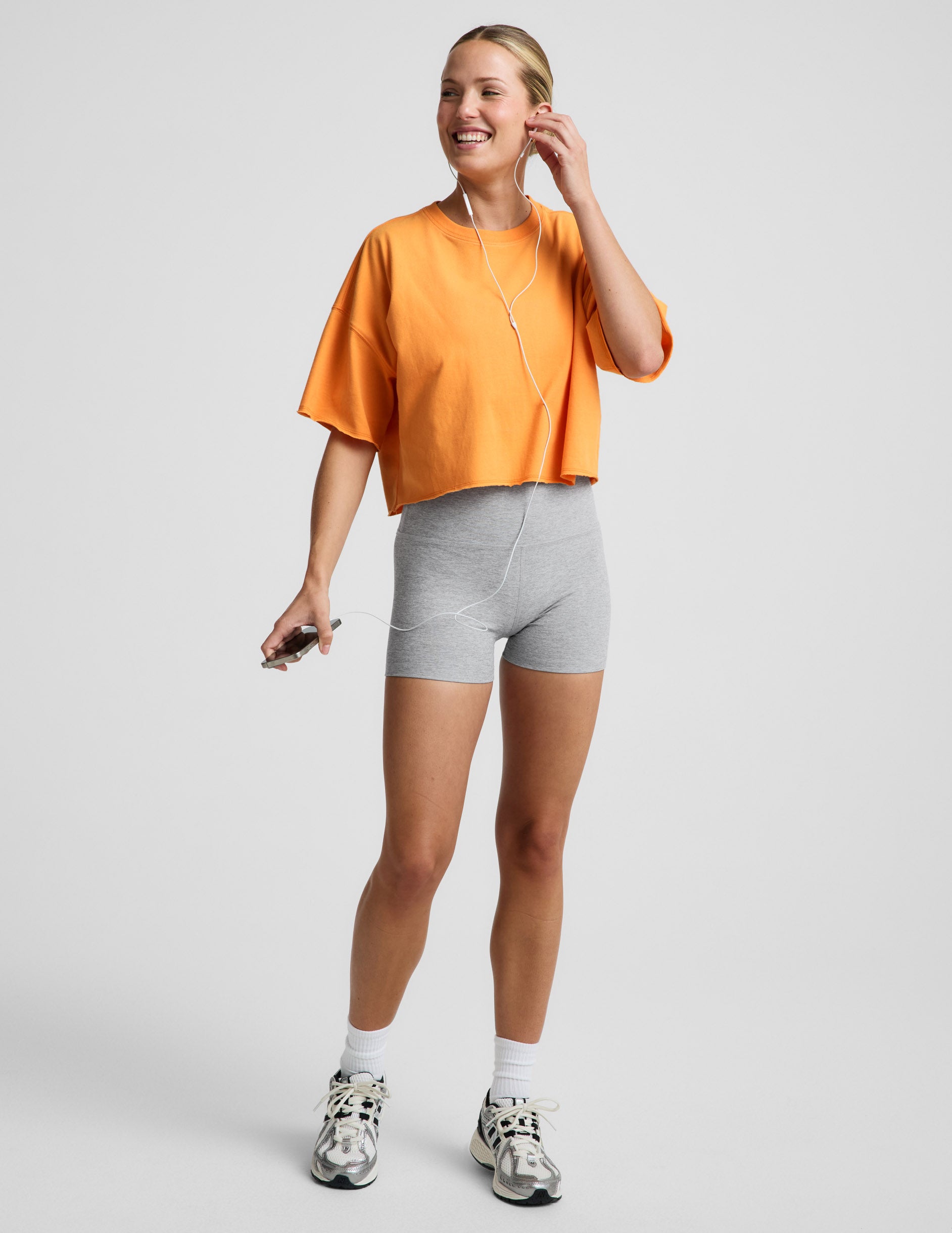 SoftKnit Better Than Ever Cropped Cotton Tee - Image 3
