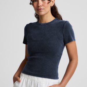 On Repeat Rib Baby Tee