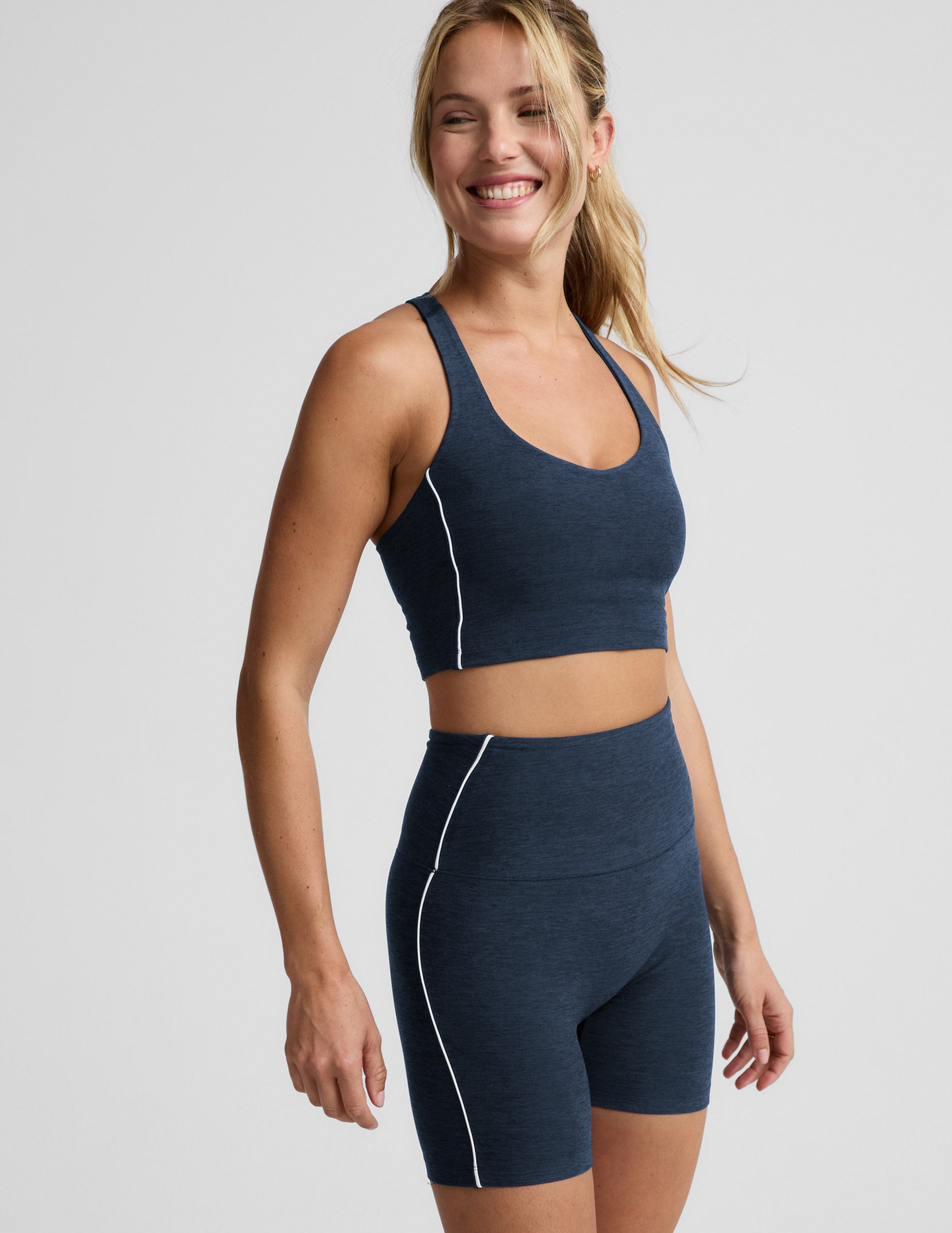 Spacedye? Streamline Racerback Cropped Tank