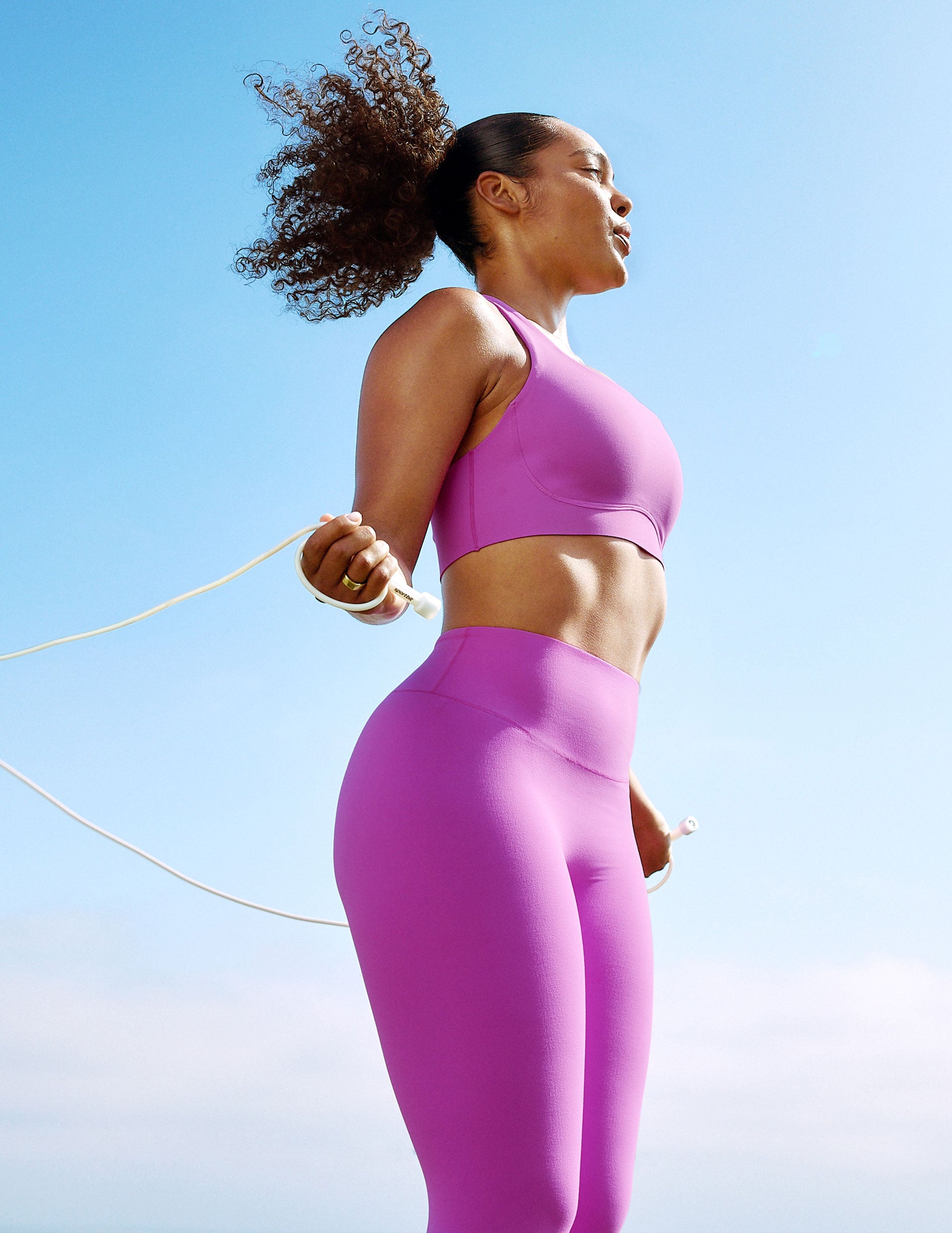 glowzone? High Waisted Midi Legging