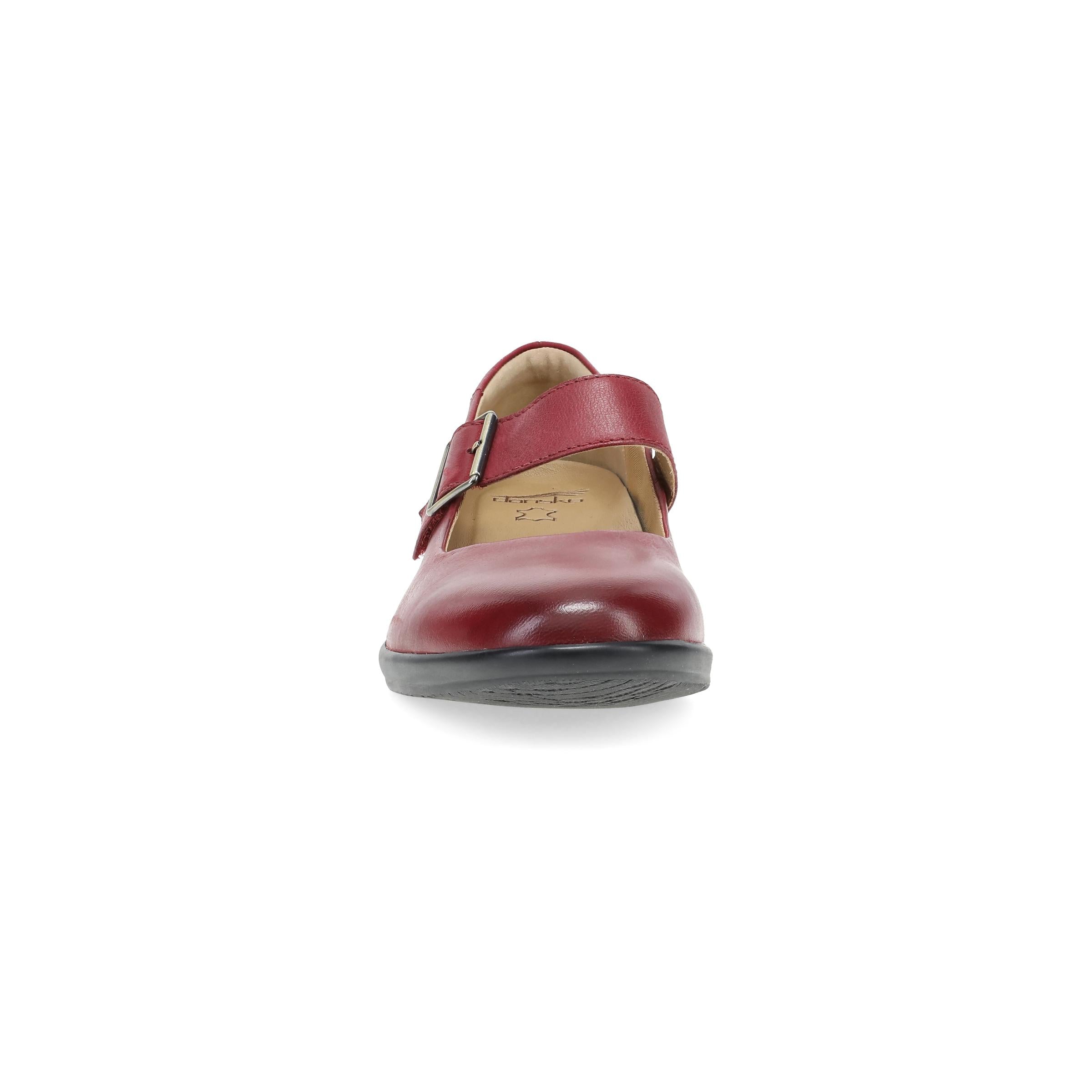 Collette Red Burnished Nubuck - Image 4