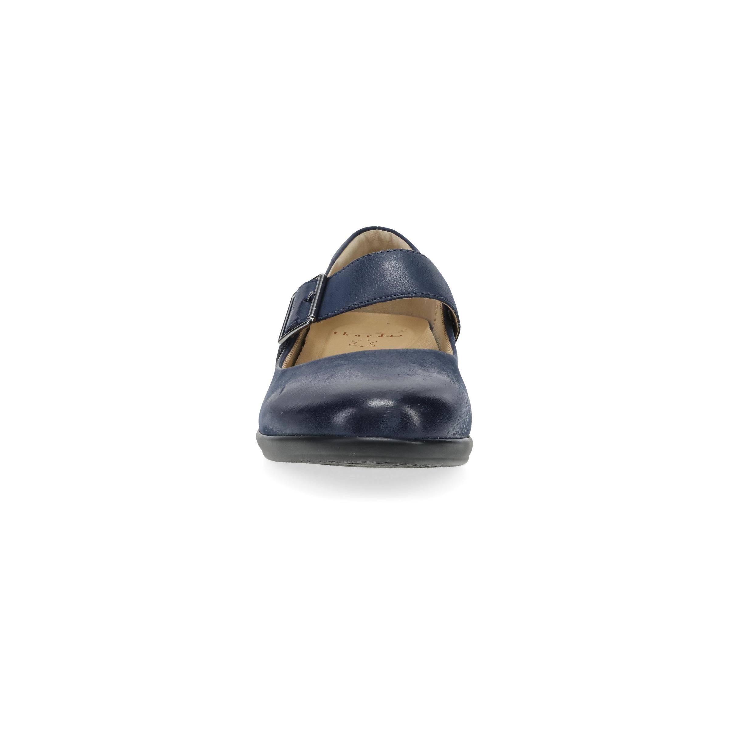 Collette Navy Burnished Nubuck - Image 4