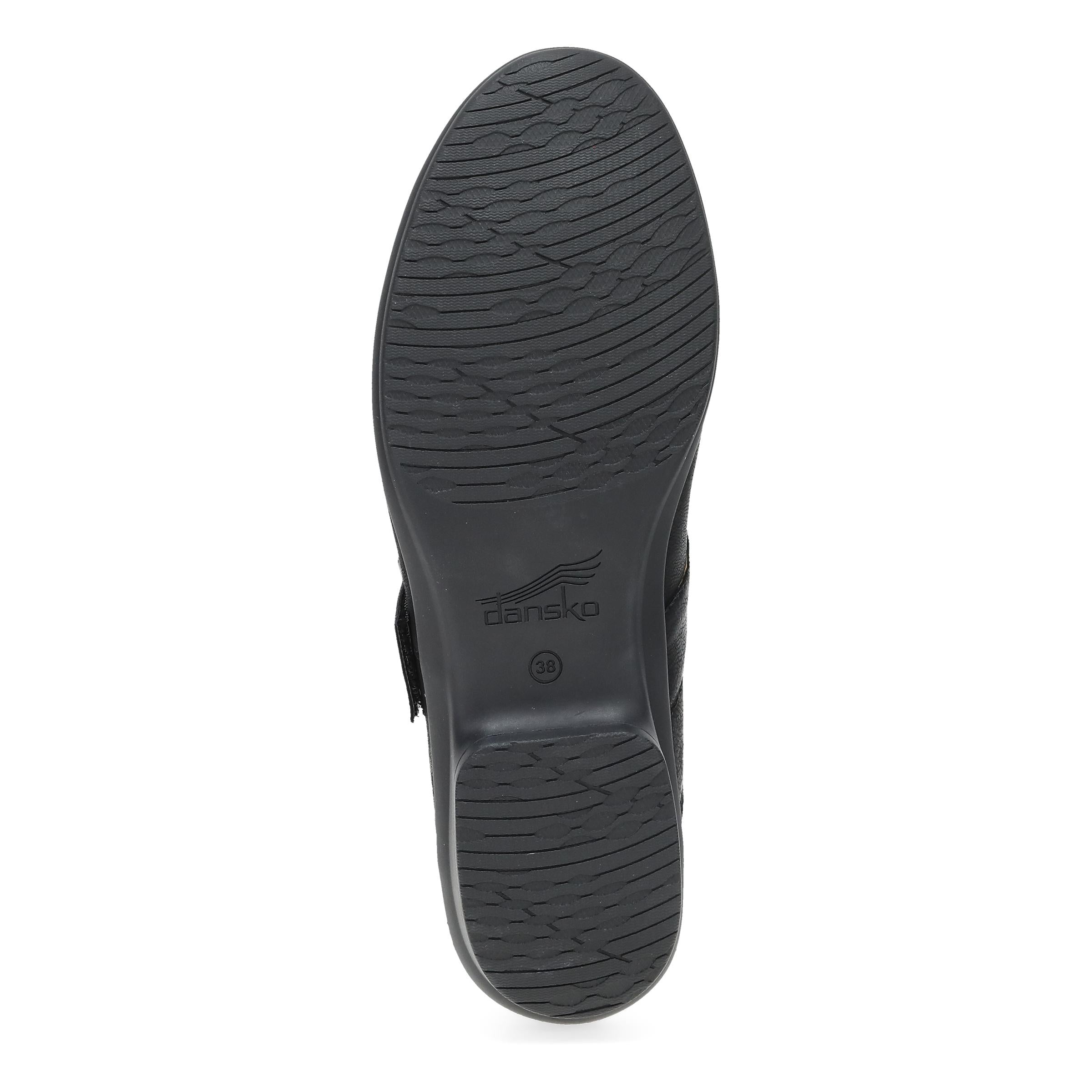 Collette Wide Black Burnished Nubuck - Image 7