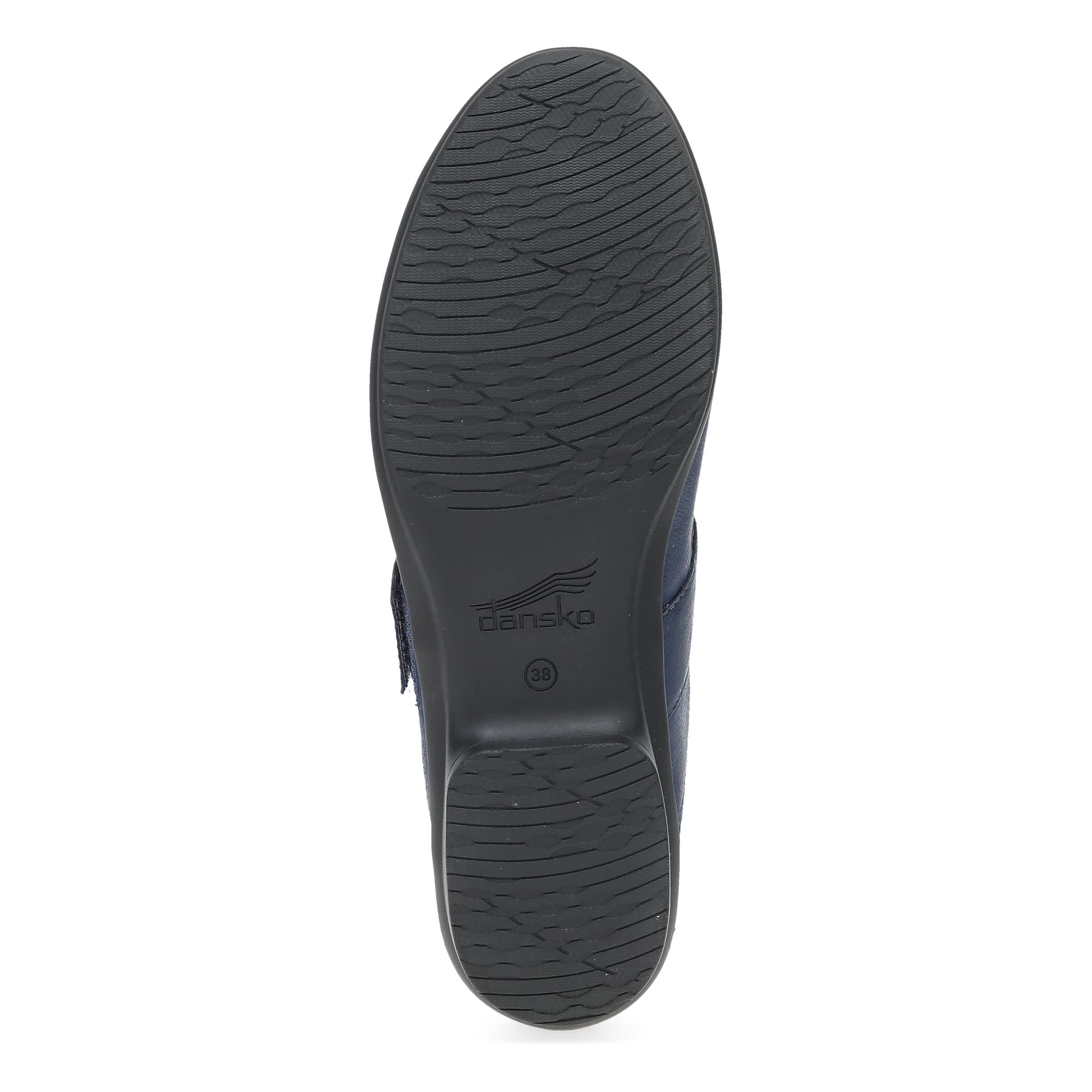 Collette Wide Navy Burnished Nubuck - Image 6