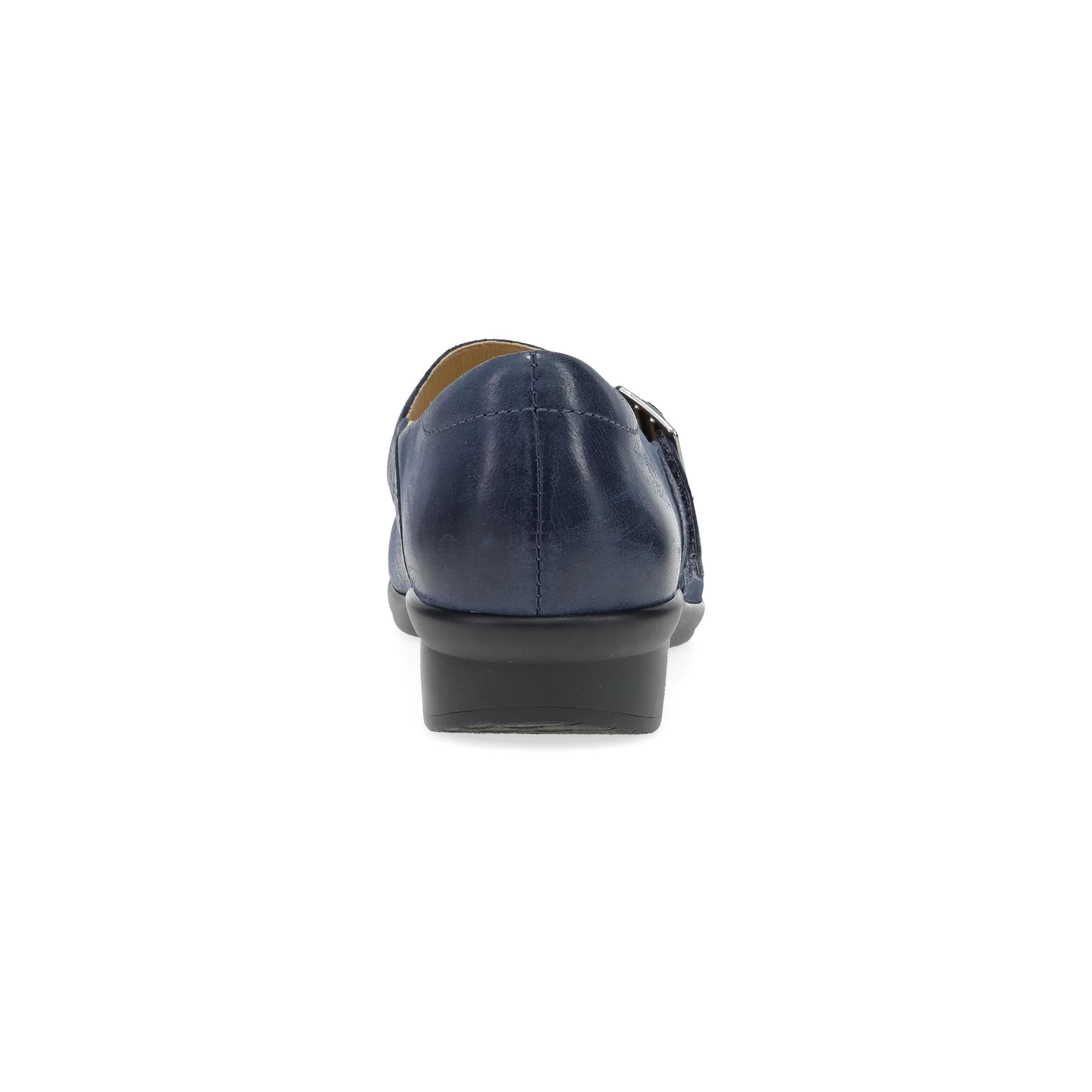 Collette Wide Navy Burnished Nubuck - Image 4