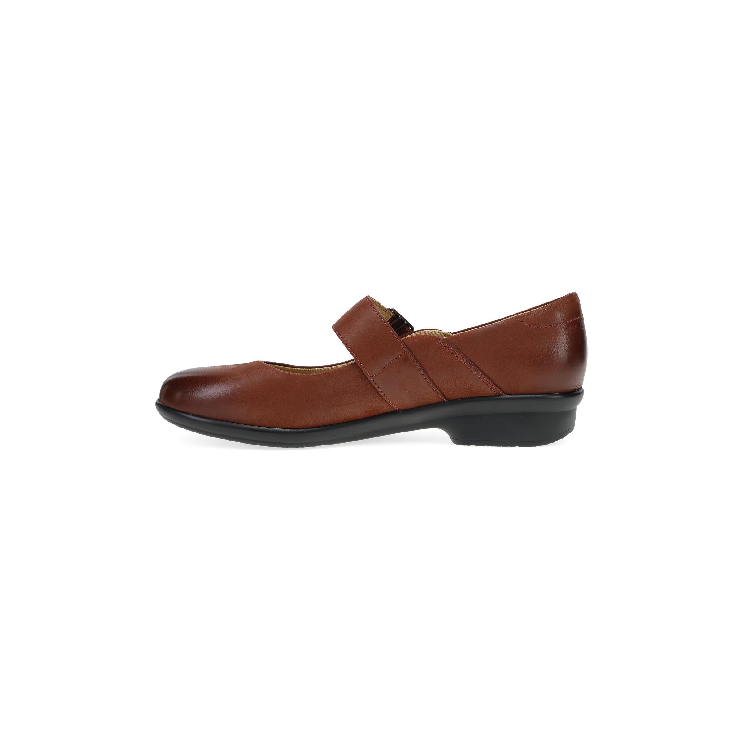 Collette Wide Russet Burnished Nubuck - Image 2