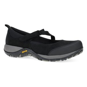 Primrose Black Burnished Suede