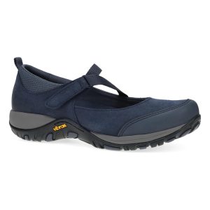Primrose Navy Burnished Suede