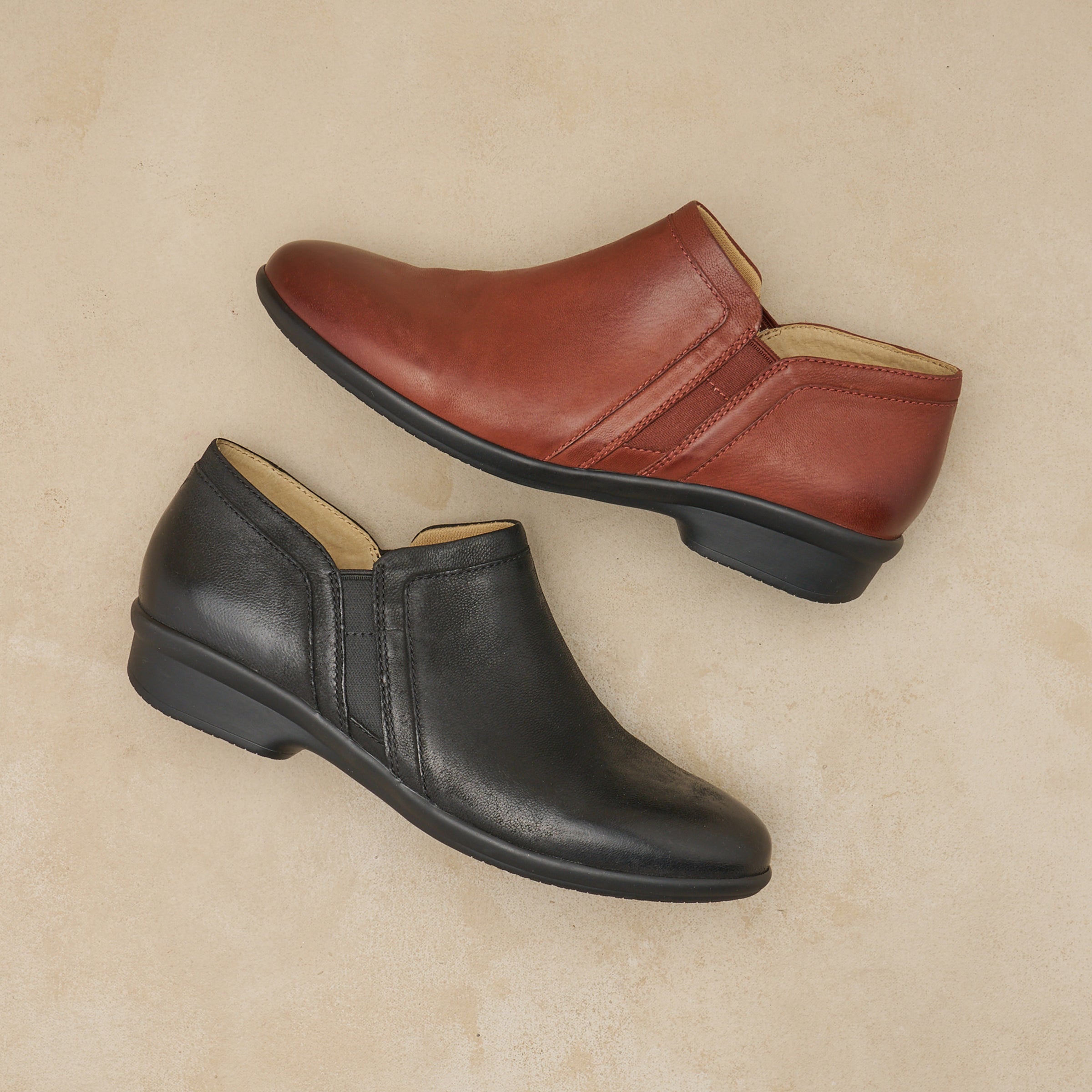 Cheryl Wide Black Burnished Nubuck - Image 5