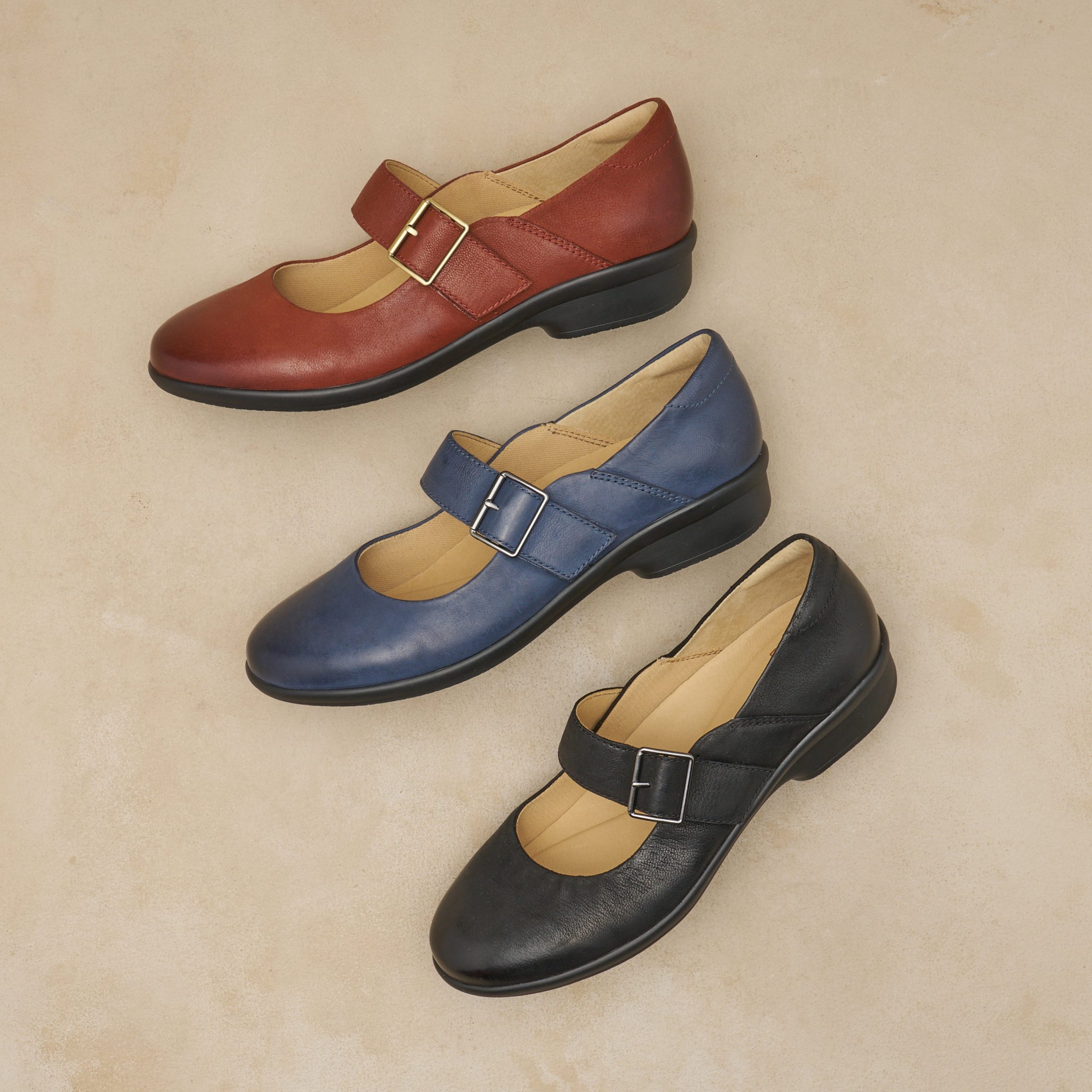 Collette Navy Burnished Nubuck - Image 5