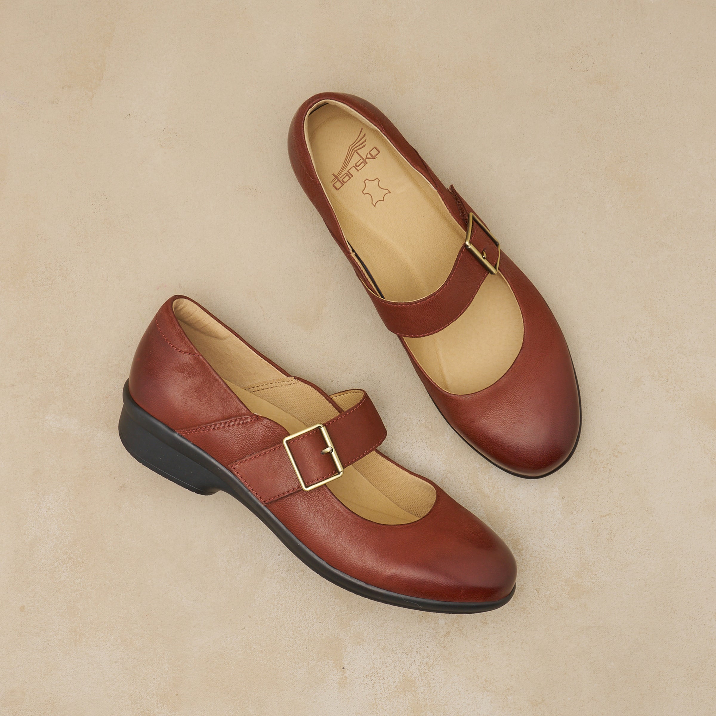 Collette Russet Burnished Nubuck - Image 5