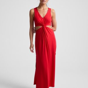 Maxi Around The World Front Twist Dress