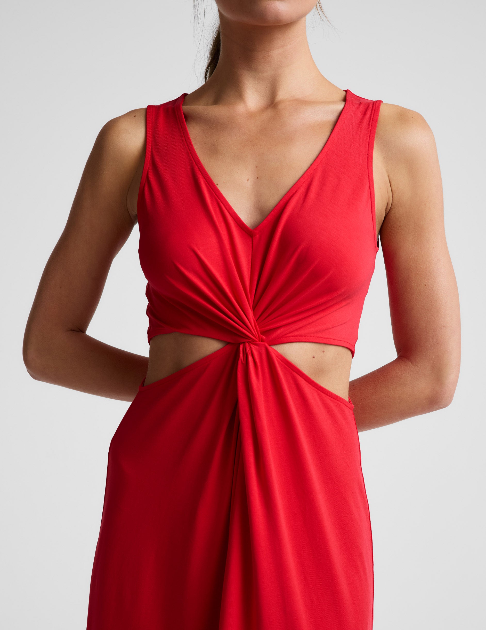 Maxi Around The World Front Twist Dress - Image 2