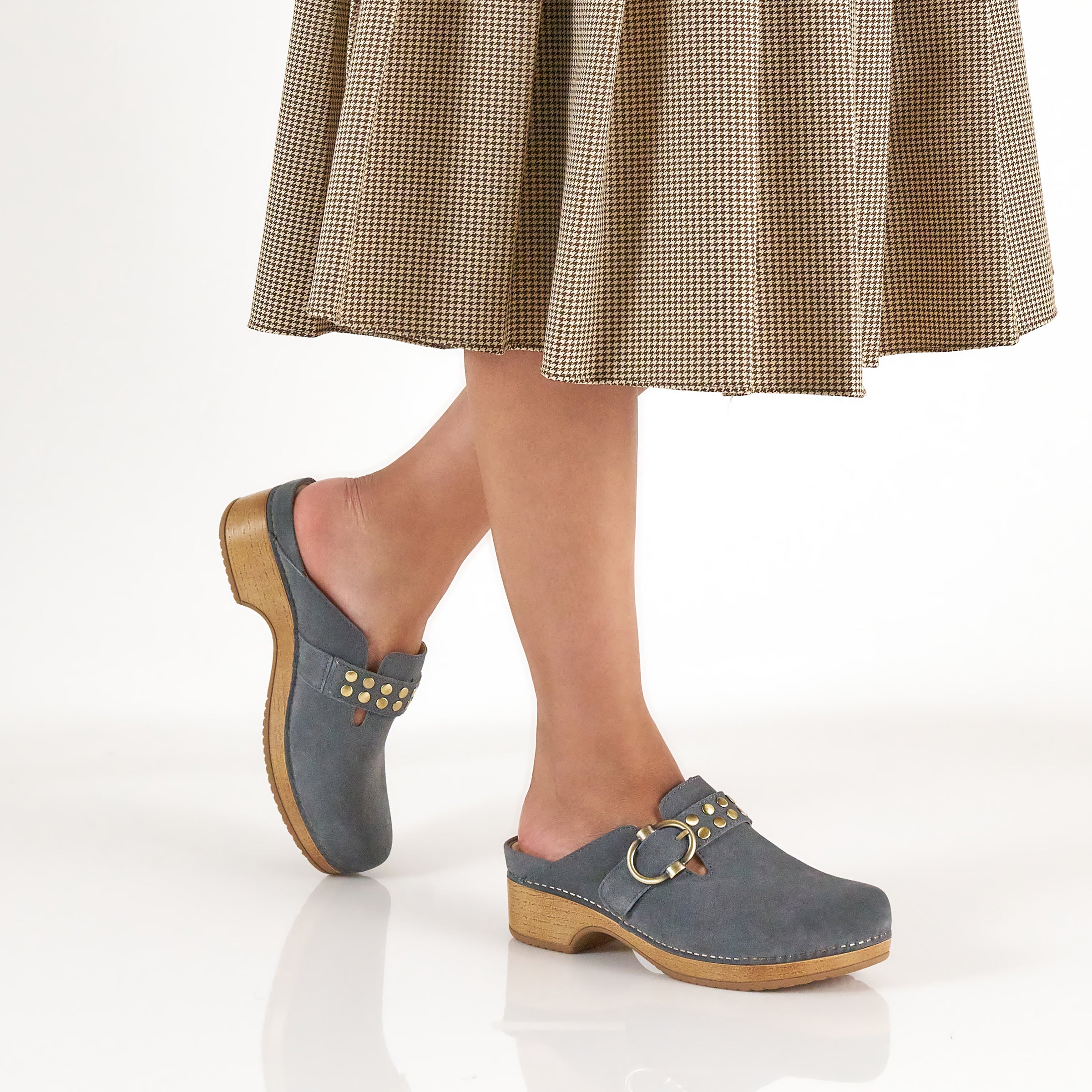 Branson Dusty Blue Suede - Image 5