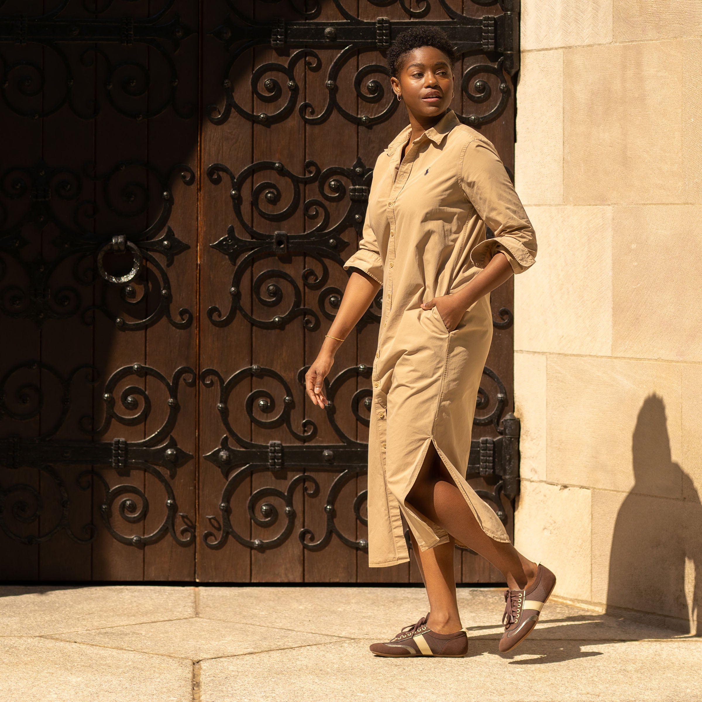 Milana Chocolate/Pewter Suede - Image 5