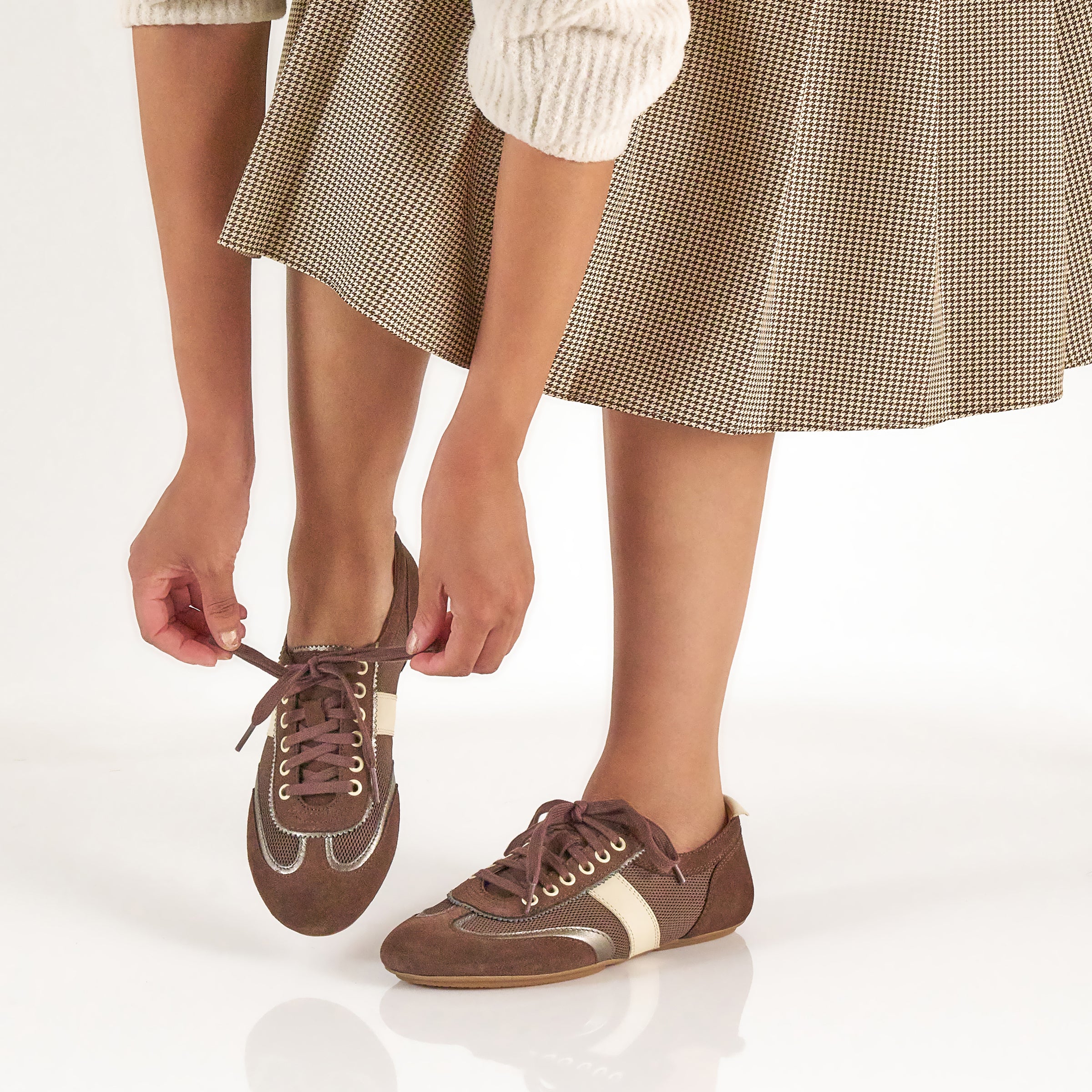Milana Chocolate/Pewter Suede - Image 6