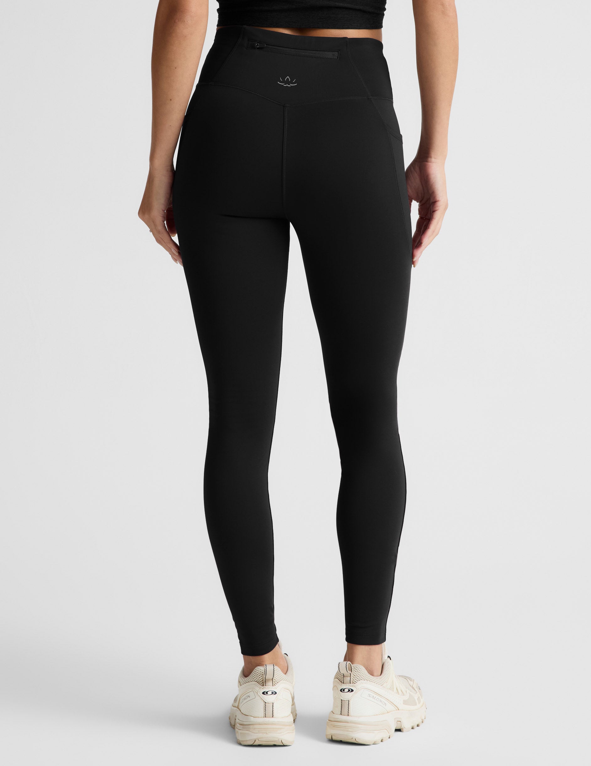 Pacer Fleece-Backed Zip Pocket Full Length Legging - Image 4