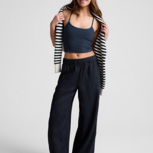 SoftWash Linen Easy Wide Leg Pant 29
