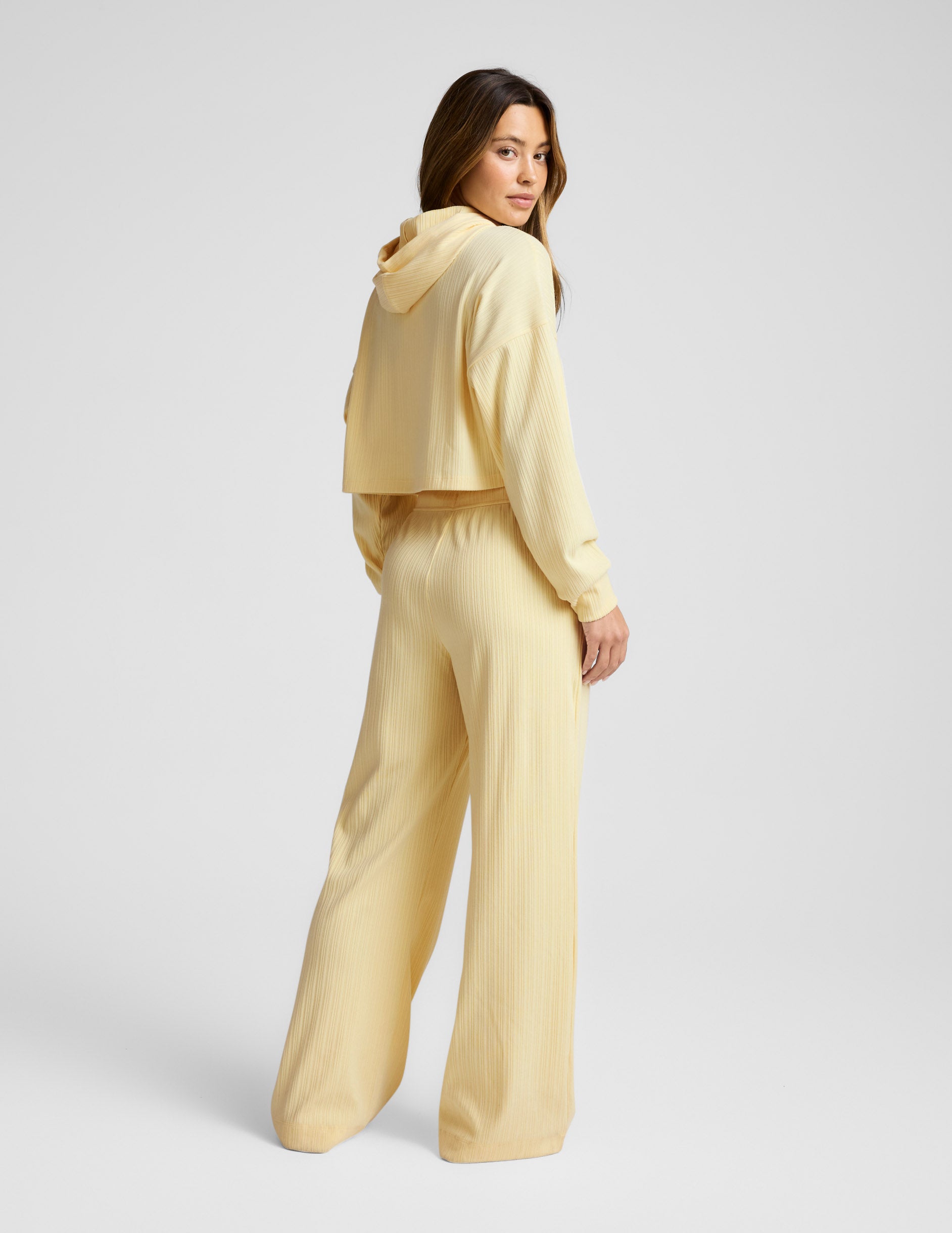 Breathe Easy Ribbed Wide Leg Pant - Image 4