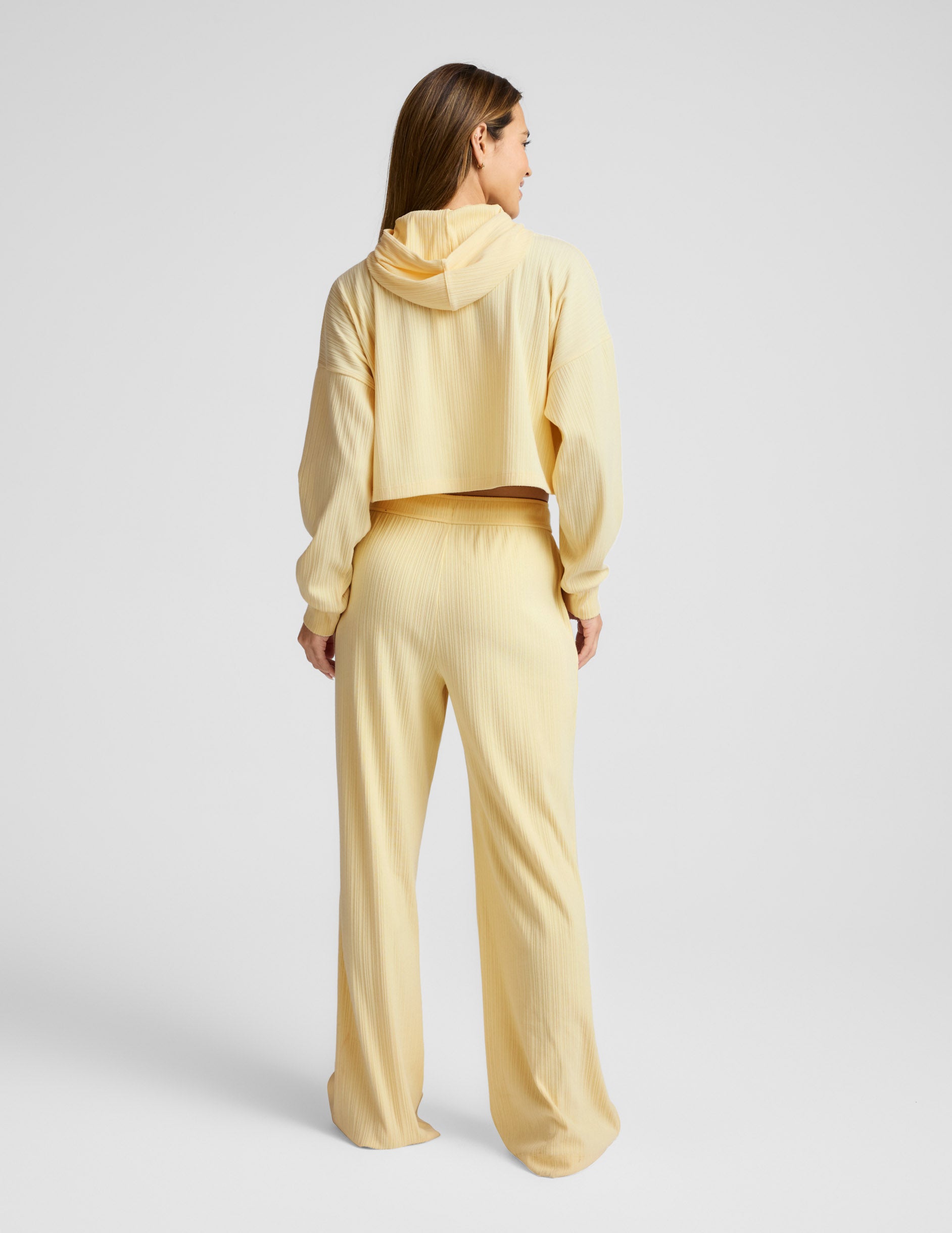 Breathe Easy Ribbed Cropped Hoodie - Image 4