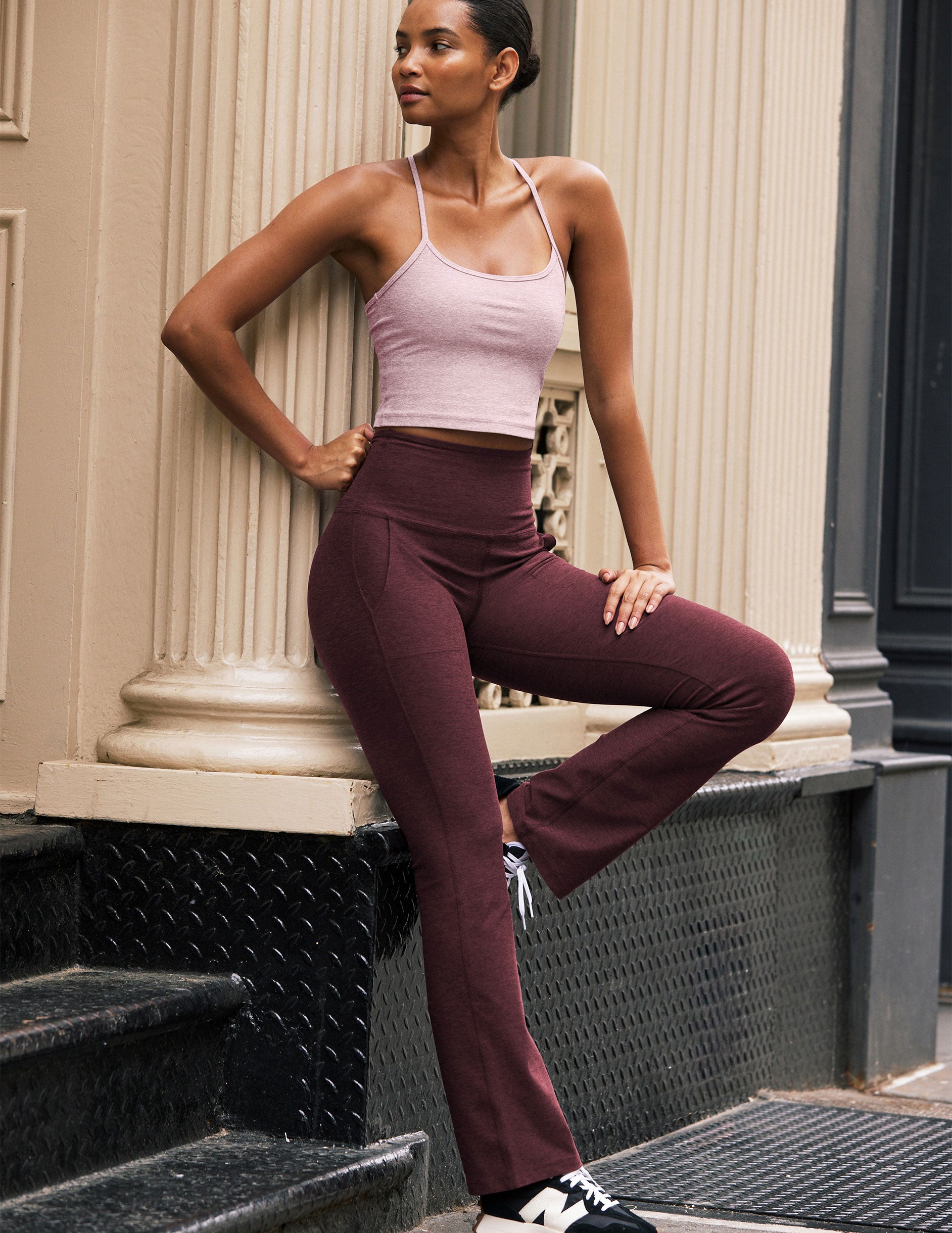 Spacedye??? High Waisted Practice Pocket Bootcut Pant 31