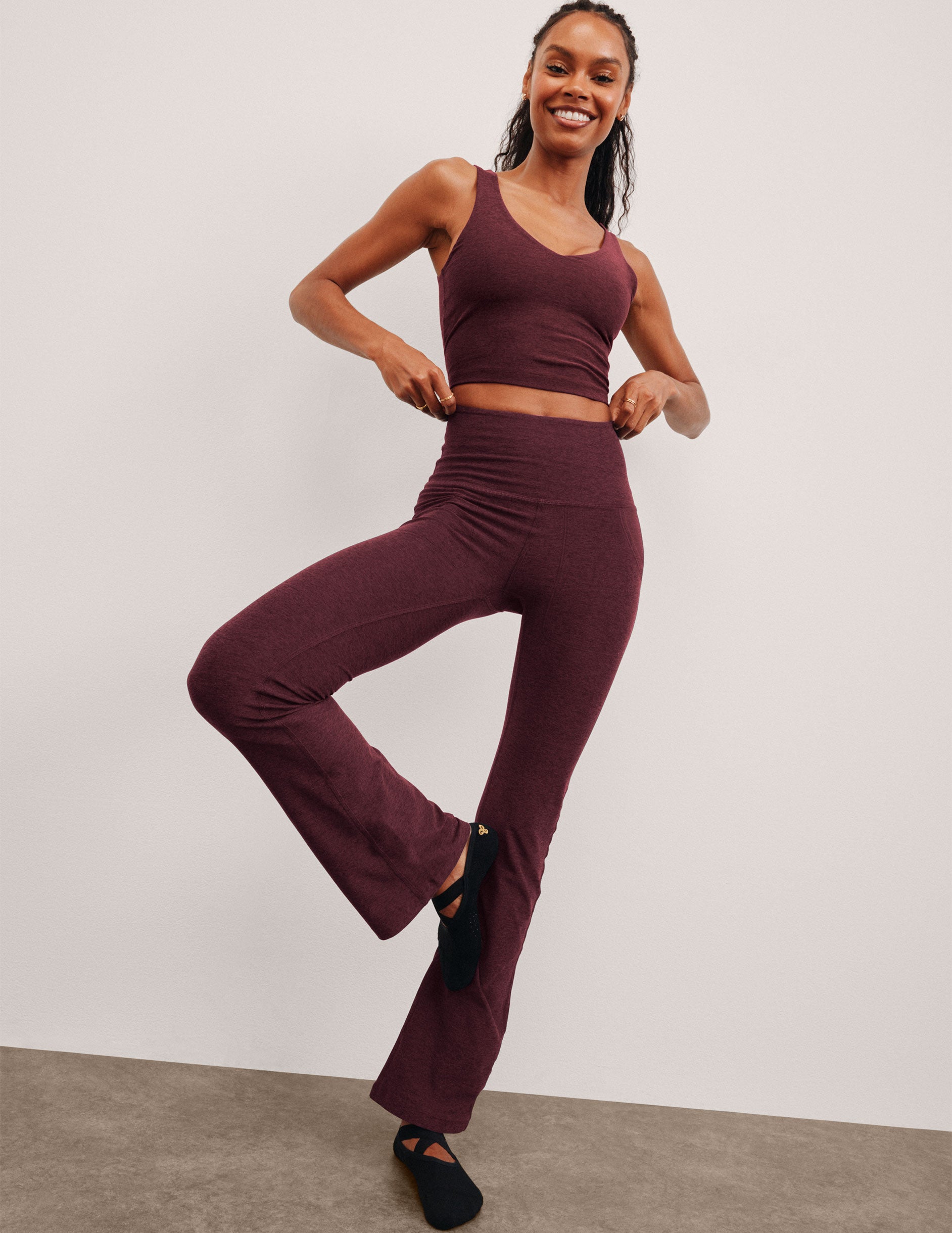 Spacedye??? High Waisted Practice Pocket Bootcut Pant 31 - Image 3