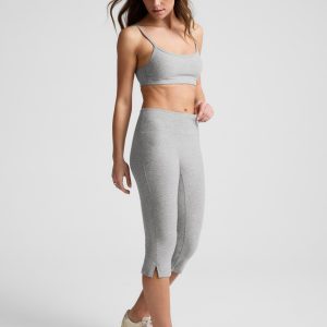 Spacedye??? Mid-Rise Slit Pedal Pusher Legging