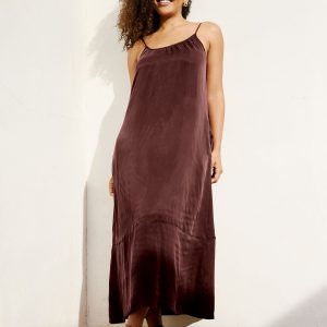 Sunkissed Cupro Maxi Dress