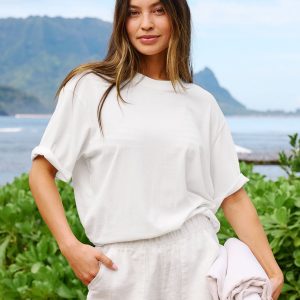 SoftKnit Better Than Ever Oversized Cotton Tee