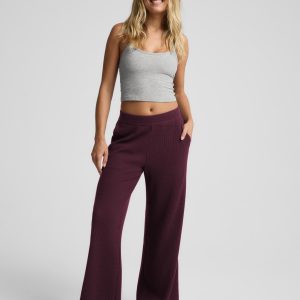 Rest Day Waffle Wide Leg Pant