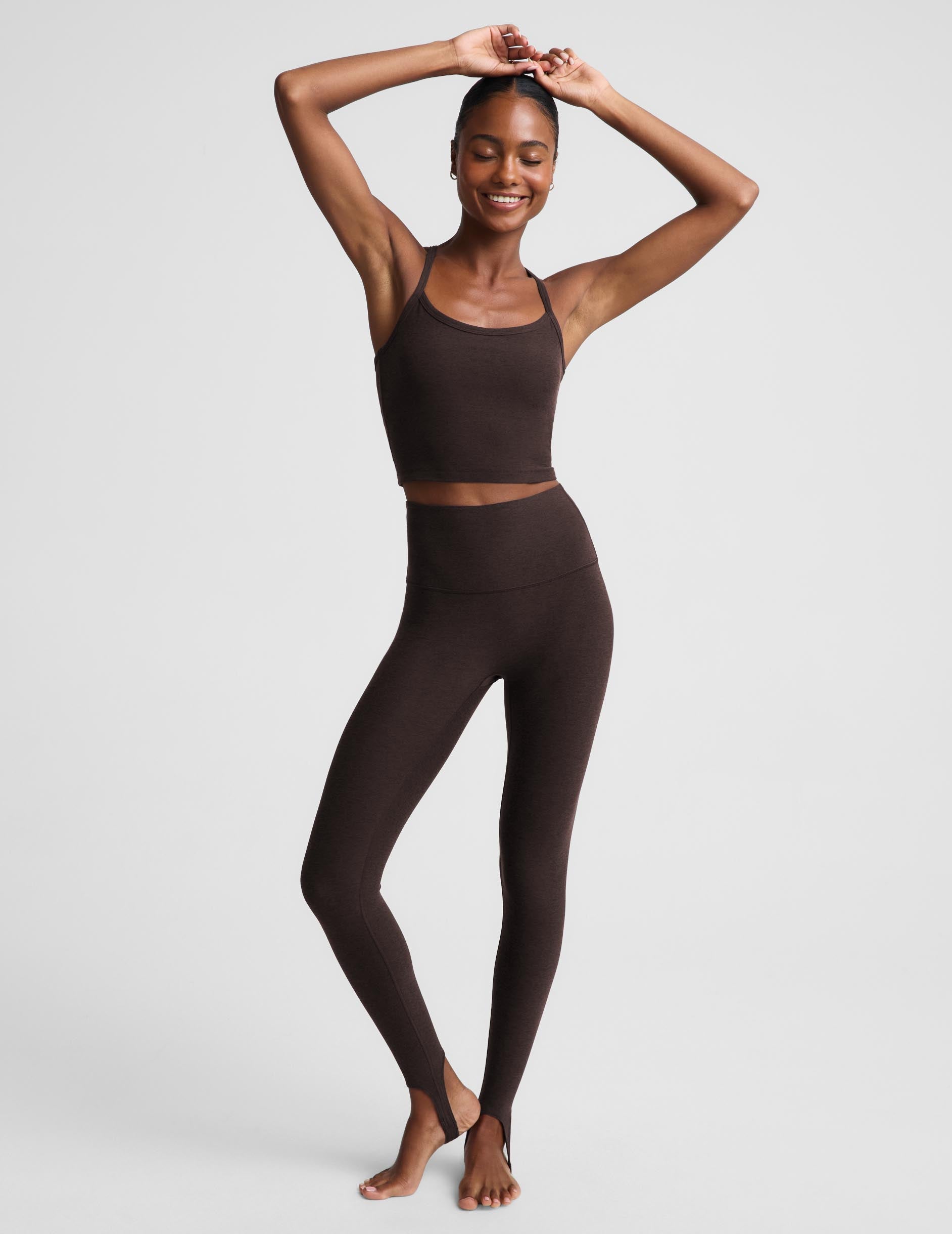 Spacedye??? Stirrup High Waisted Midi Legging