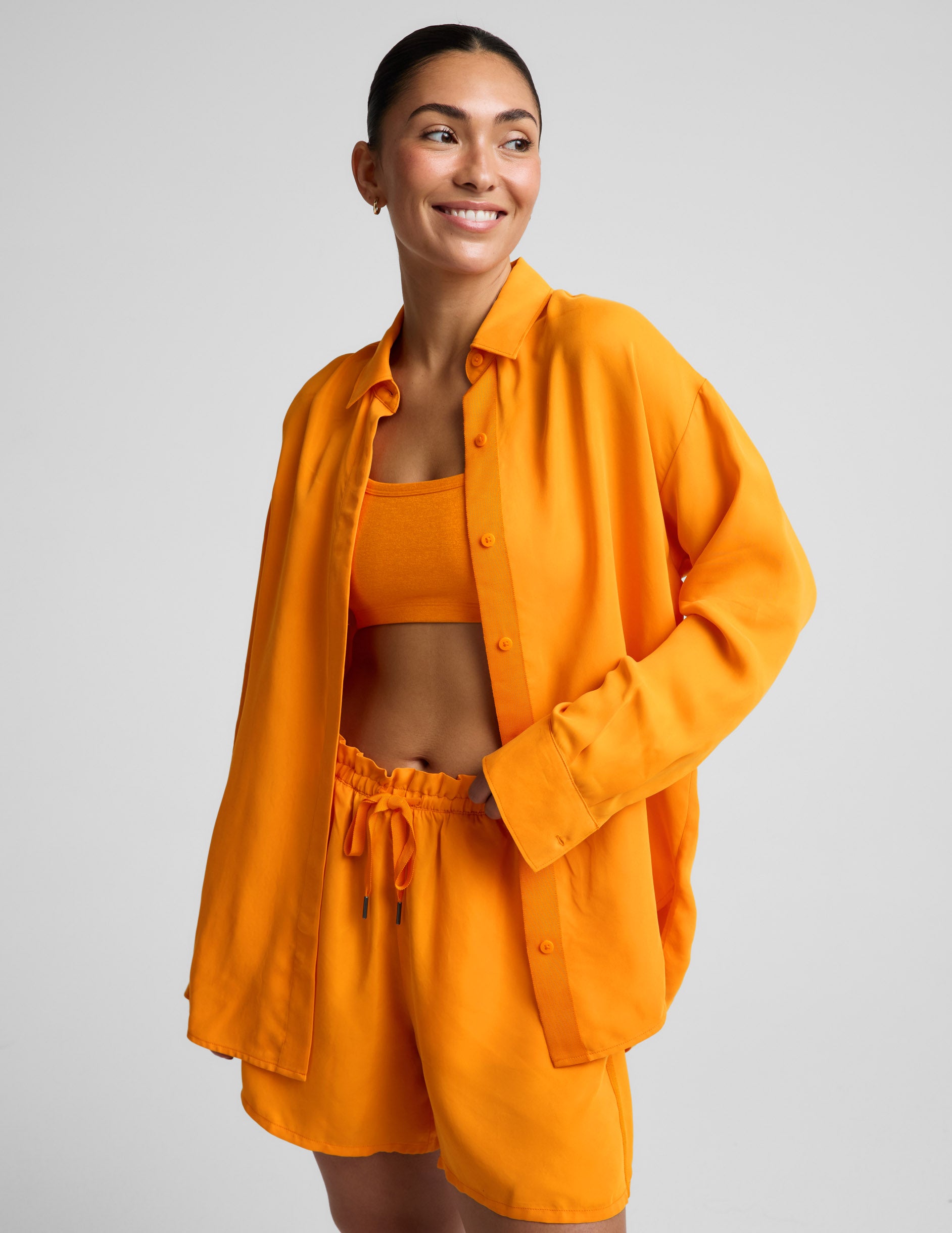Sunkissed Cupro Button Down