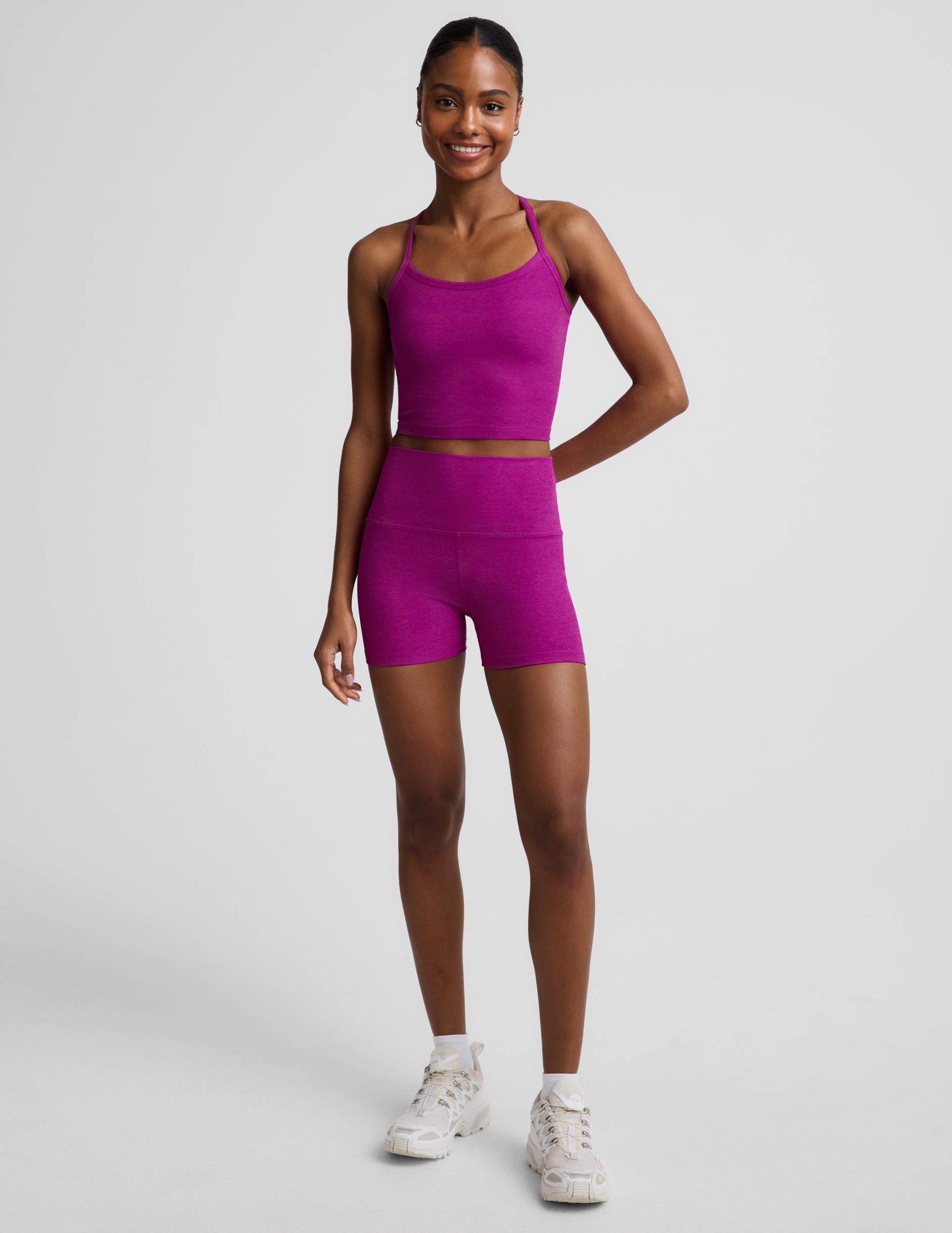 Spacedye??? Slim Racerback Cropped Tank - Image 3