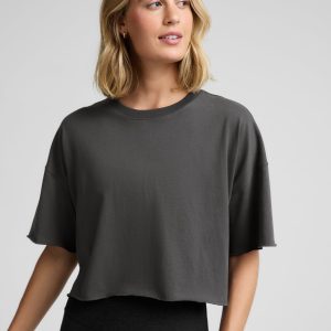 SoftKnit Better Than Ever Cropped Cotton Tee