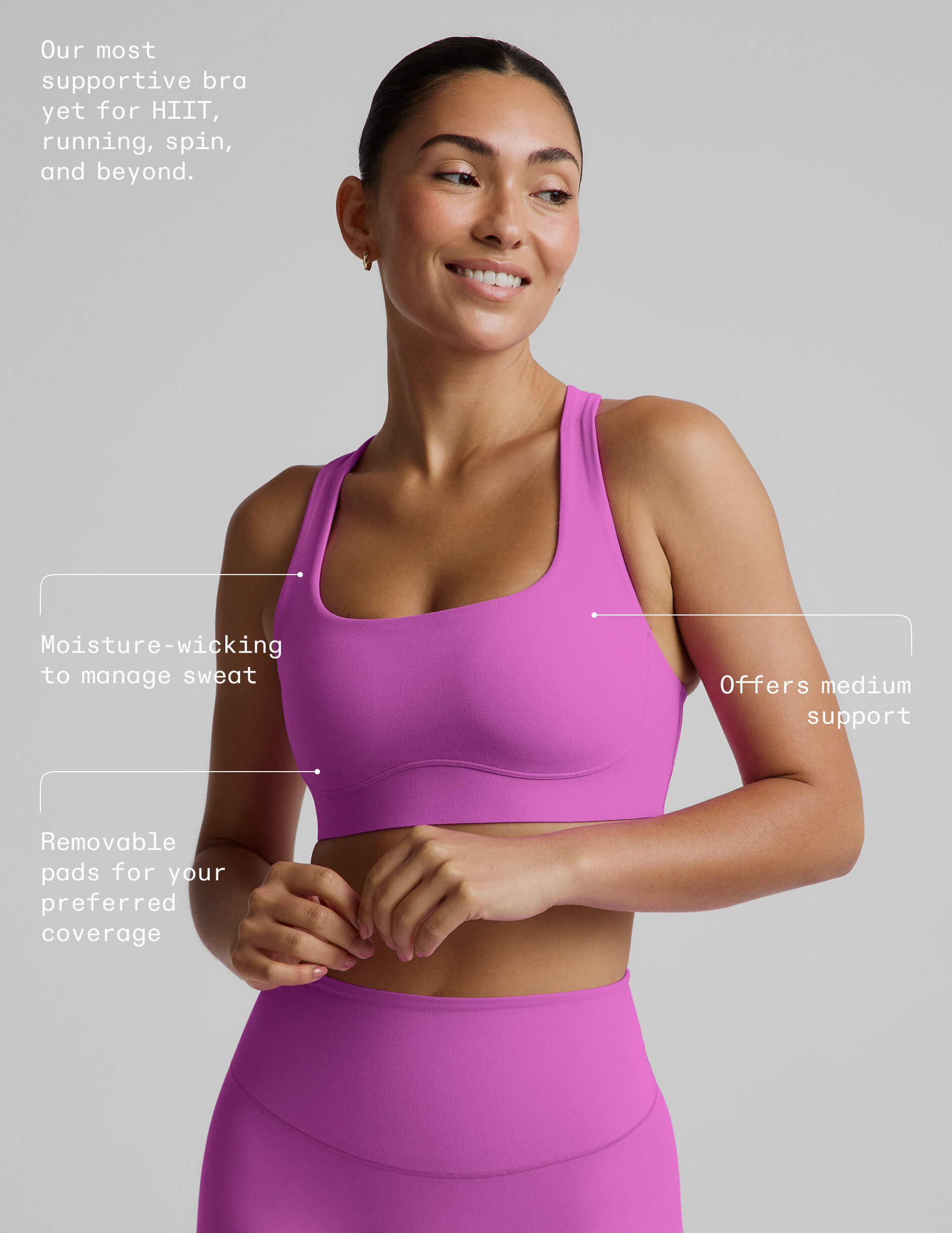 glowzone? Medium Impact Bra - Image 4