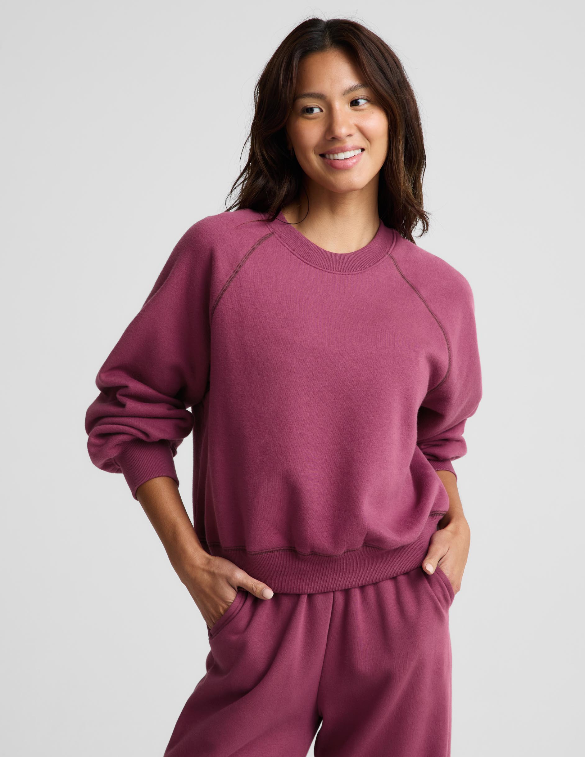 LuxeFleece 2.0??? Raglan Crewneck