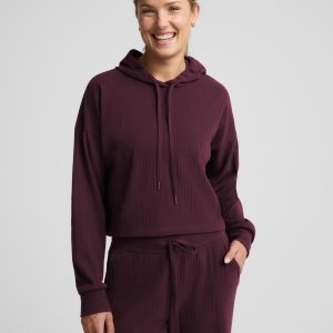 Breathe Easy Ribbed Hoodie