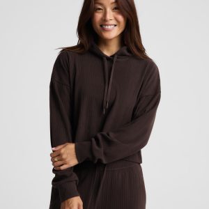 Breathe Easy Ribbed Hoodie