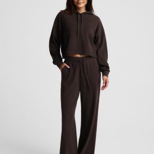 Breathe Easy Ribbed Wide Leg Pant